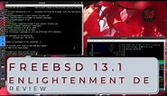 FreeBSD 13.1 and Enlightenment Desktop review: A super heavy laptop with a super light desktop