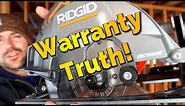 Ridgid Tools Lifetime Warranty Review - LSA Claim Review
