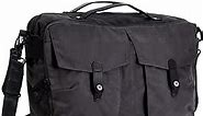 Vertx Ardennes Mens Tactical Briefcase with Shoulder Strap Messenger Laptop Gear Bag for Work, Travel, Canvas, Valet Ash Grey