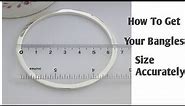 How To Measure Your Bangles Size For Online shopping # Bangle Kaa Naap Kaise Hota Hai# Dolly
