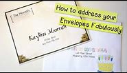 How to Print on Envelopes at home
