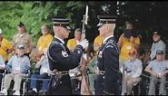 US Army Honor Guard Rifle Inspection with close-up audio [EXCLUSIVE]
