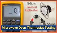 How To Test Microwave Oven Thermostat