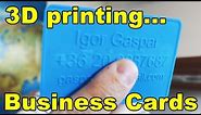 How to 3D print business card (Fusion 360 or Tinkercad)