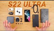 Galaxy S22 Ultra Unboxing - What's In The Box!