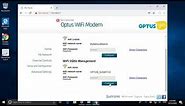 How to login to a router, change WiFi password and Network Name in Optus NBN modem.
