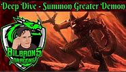 Summon Greater Demon - Deep Dive Series - D&D 5e