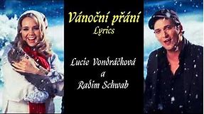 Lucie Vondráčková a Radim Schwab - Vánoční Přání (Lyrics)