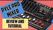 Pyle PRO Mixer Review PMXU46BT USB Bluetooth Audio Mixer - Review and Tutorial