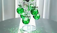 6.6'' Crystal Artificial Apple Tree Figurine Collectibles