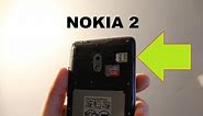 Nokia 2 How to insert and remove sim / memory card