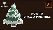 How to draw a Pine tree in Adobe illustrator