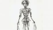 Tim Burton's Drawings On Display
