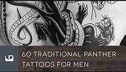 60 Traditional Panther Tattoos For Men
