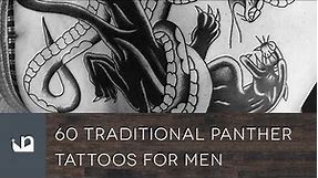 60 Traditional Panther Tattoos For Men