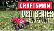 CRAFTSMAN v20 Battery-Powered Electric Mower Review