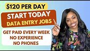 🔥Basic Data Entry Skills! Remote Typing Job You Can Start Today! Work From Home Jobs