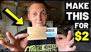$2 BUSINESS CARD HOLDER! Easy DIY build--Make a Wooden Business Card Holder In 20 Minutes!)