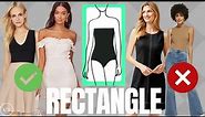 How to Dress a RECTANGLE Body Shape