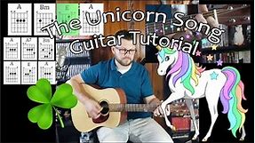The Unicorn Song Guitar tutorial