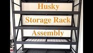Husky Storage Rack Assembly | Heavy duty shelf | Home Depot