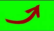 Animated Curving Arrow - Green Screen - Sound Included - FREE DOWNLOAD