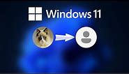 Restore Default Account Picture in Windows 11