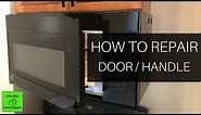 Microwave Door Disassembly and Repair