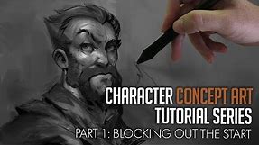 Character Concept Art Tutorial - New Series!