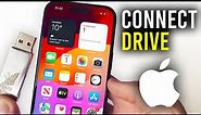 How To Connect USB Flash Drive To iPhone 15 / 15 Pro - Full Guide