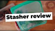 STASHER BAG REVIEW • REUSABLE SILICONE BAG FOR ZERO WASTE