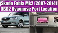TUTORIAL: Skoda Fabia 2 Mk2 (2007-2014) OBD2 Dyagnose Port Location (where is it...)