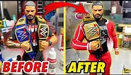 HOW TO MAKE NEW WWE UNDISPUTED UNIVERSAL CHAMPIONSHIP FIGURE BELT! 2023 ROMAN REIGNS NEW TITLE