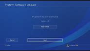 How to Update your PS4