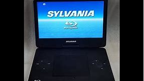 Sylvania 13 3" Portable Blu ray Player Model No SDVD1336 with Swivel Screen
