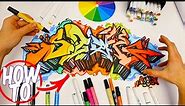 How To Draw Graffiti Colors Tutorial