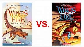 Wings of Fire Book Covers Vs. Graphic Novel Covers