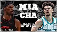 Miami Heat vs Charlotte Hornets Full Game Highlights | Nov 14 | 2024 NBA Season