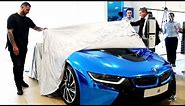 Unveiling Chrome Blue BMW i8 at The BMW i Electric Experience event
