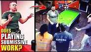 Does this TRICK Pre-Emptive Strike WORK in BAR FIGHTS?... REACTING to Self Defence Videos