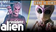 BEHIND THE SCENES: How the Alien Puppet Comes to Life | Resident Alien (S2 E15) | SYFY