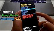 How to Hard Reset Samsung Galaxy A22