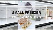 SMALL FREEZER ORGANIZATION: tips and tricks to clean, declutter and organize your small freezer