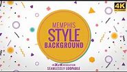 Memphis Style Background - Motion Graphics