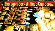 How To Make Hexagon Socket Head Cap Screw | Bolt Former Machine Tutorial