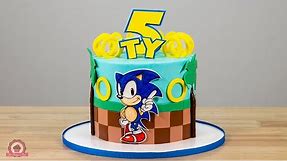 Sonic the Hedgehog Cake Tutorial