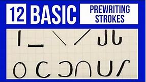 Basic strokes for beginners| English Handwriting Practice | improve english writing | nursery, lkg |