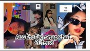 Top Best New snapchat filters 2022 // Must try filters //Aesthetic snapchat filters // be unique