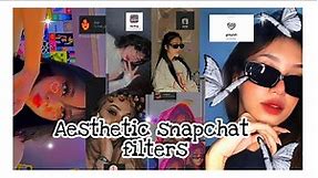 Top Best New snapchat filters 2022 // Must try filters //Aesthetic snapchat filters // be unique