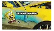 SpongeBob SquarePants Themed G Body Regal Airbrushed On 24s Asanti Wheel's Painted To Match Custom Matching Interior #gbody #gbodynation #gbodyfest #buick #buickregal #asantiwheels #asanti #kickeraudio | Grando Franky